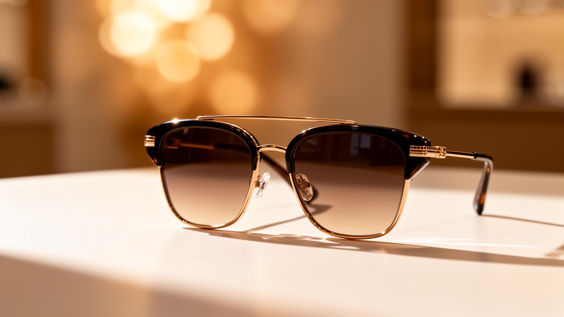 Óculos de sol premium em destaque na Óptica FOCUS